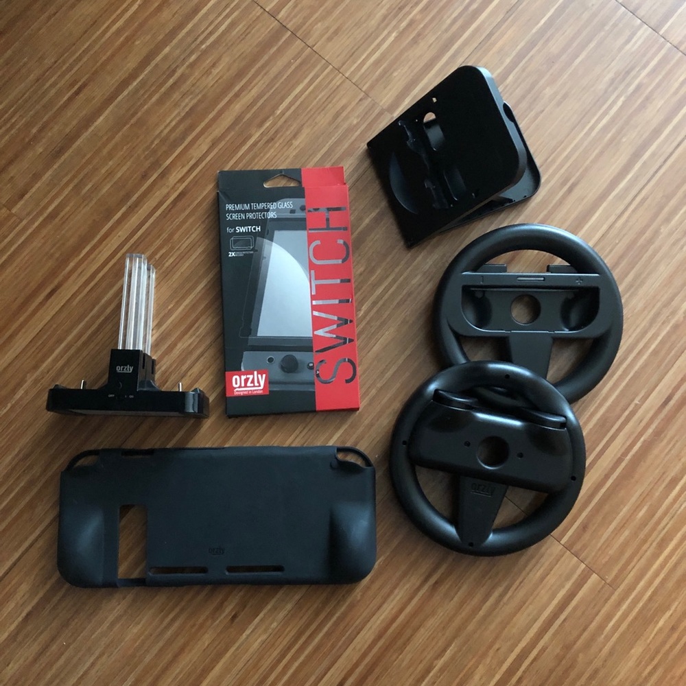 Orzly 6 piece Nintendo Switch Accessory bundle